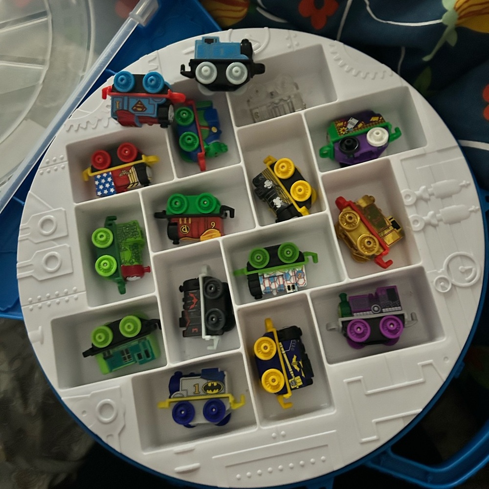 Marvel Tomas the train Colorful Mini Train Set - Blue, Yellow, Purple